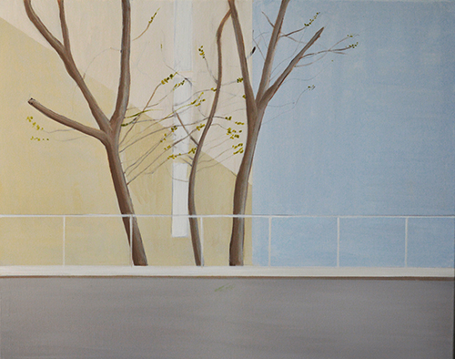 View from the studio window II 